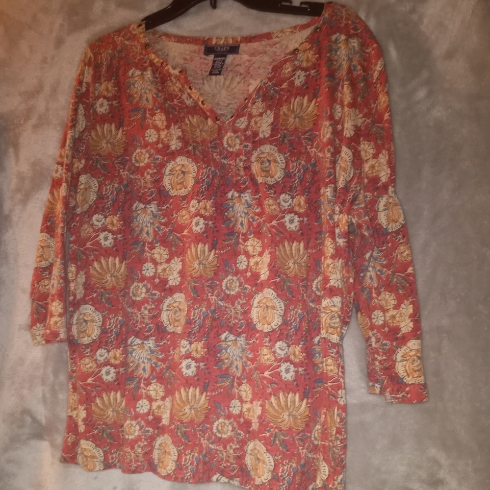 Chaps Cotton Tunic 2x